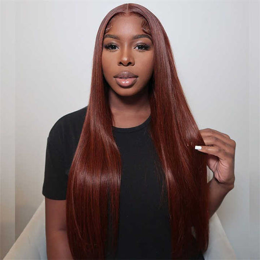 HD Lace Front Brazilian Wigs Womens Straight Style